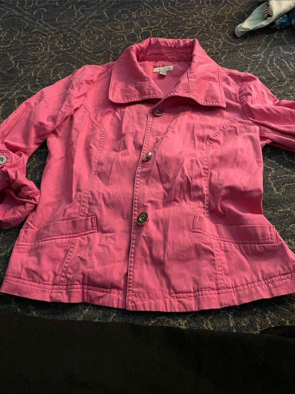 Charter Club Pink Utility Jacket